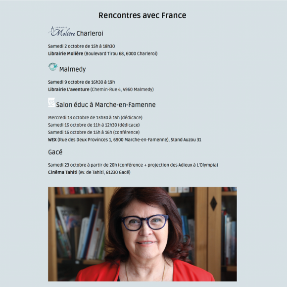 Rencontres avec France – Octobre 2021