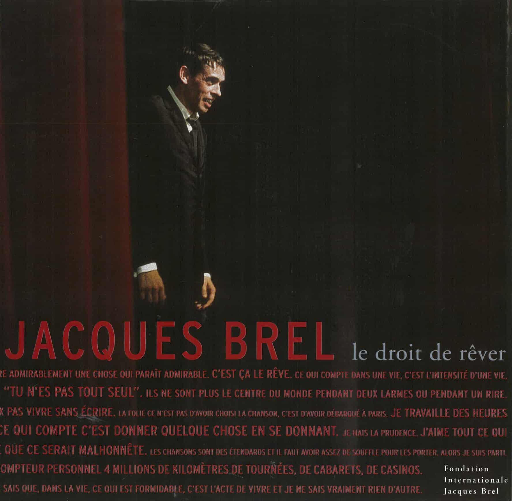 Offre spéciale Belgique – Fondation Jacques Brel